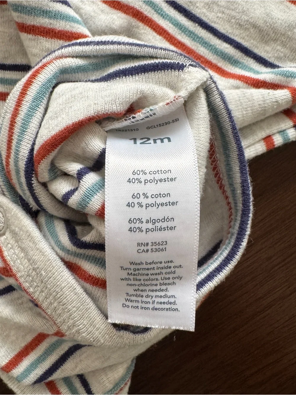 Carter's Long-Sleeve Bodysuit Bundle | 12 months